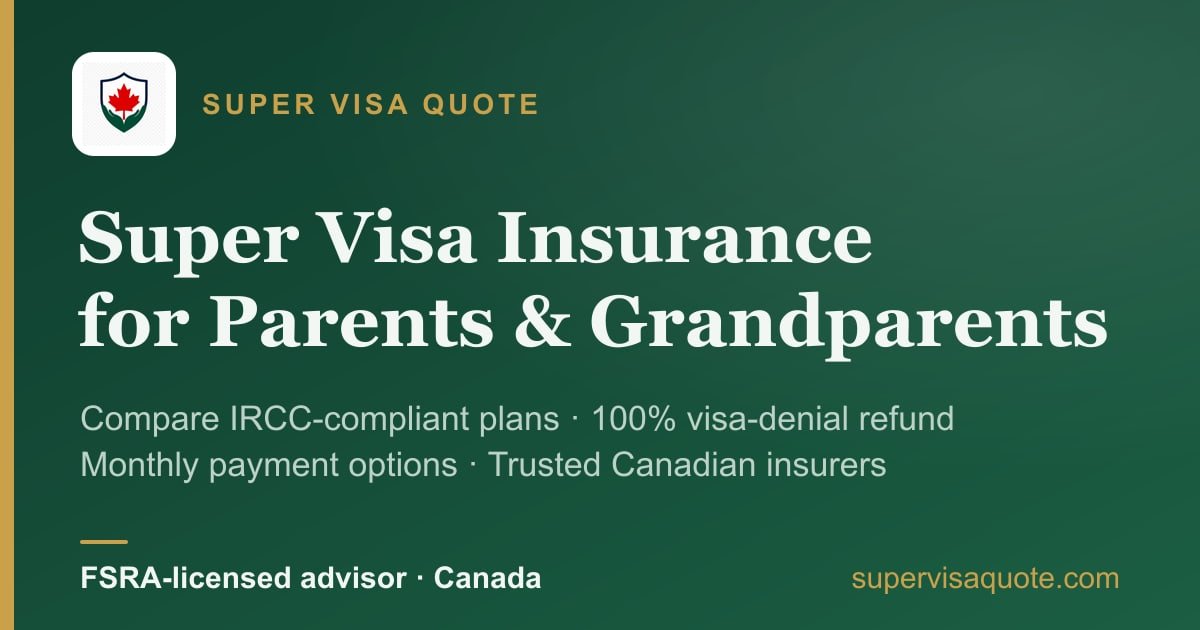 Super Visa Insurance Canada | Compare Plans & Rates