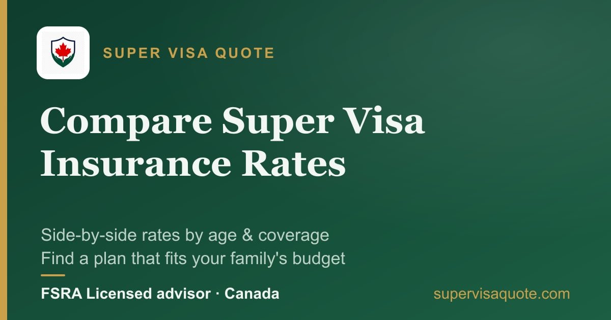 Manulife vs GMS Super Visa Insurance